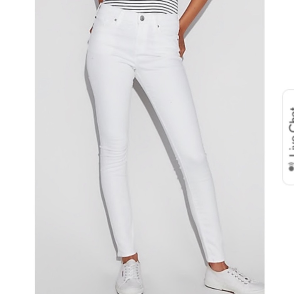 NWT Express White Jeans